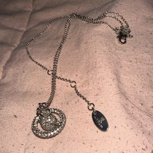 NEW VIVIENNE WESTWOOD DIAMOND ORB NECKLACE MID-LENGTH